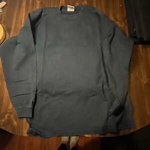 Navy Blue Long Sleeve Shirt